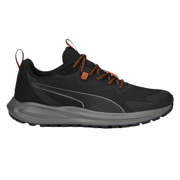 PUMA Mens Twitch Runner Trail Trail Running Sneakers Shoes - Black -