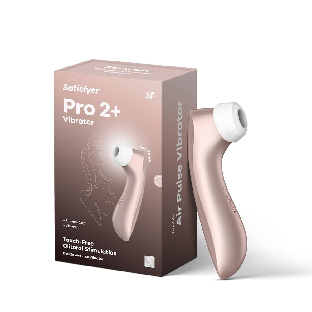 Satisfyer Pro 2+ Juguete Sexual Vibrador (Oro Rosa)