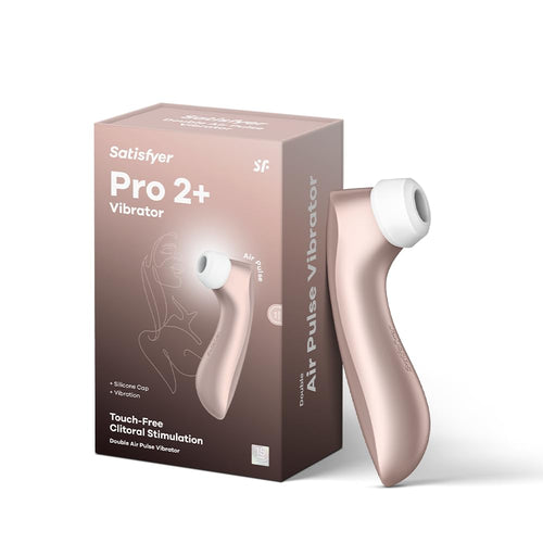 Satisfyer Pro 2+ Juguete Sexual Vibrador (Oro Rosa)