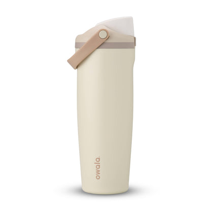 Owala Botella de Acero Inoxidable FreeSip Sway (30 oz / Tan)