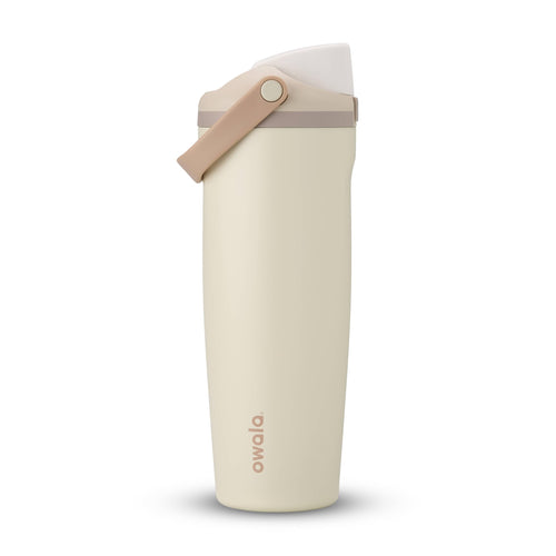 Owala Botella de Acero Inoxidable FreeSip Sway (30 oz / Tan)