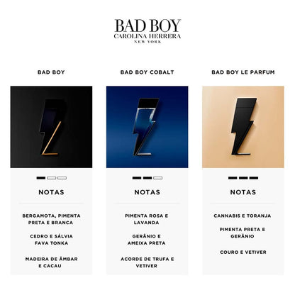 Carolina Herrera Bad Boy Cobalt para Hombre (3.4 oz / EDP Spray)