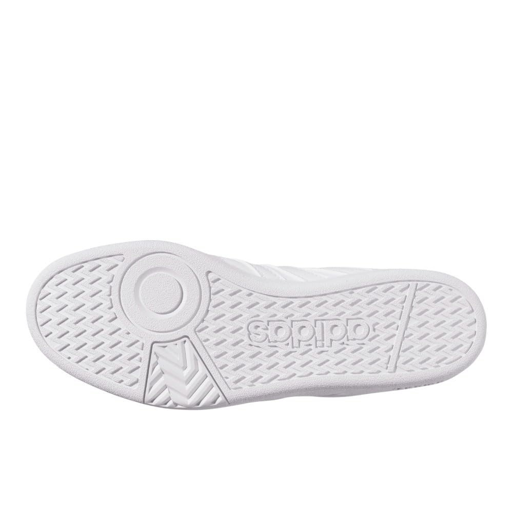 Adidas Unisex Hoops 4.0 Mid Top Basketball Shoes White/White/Black