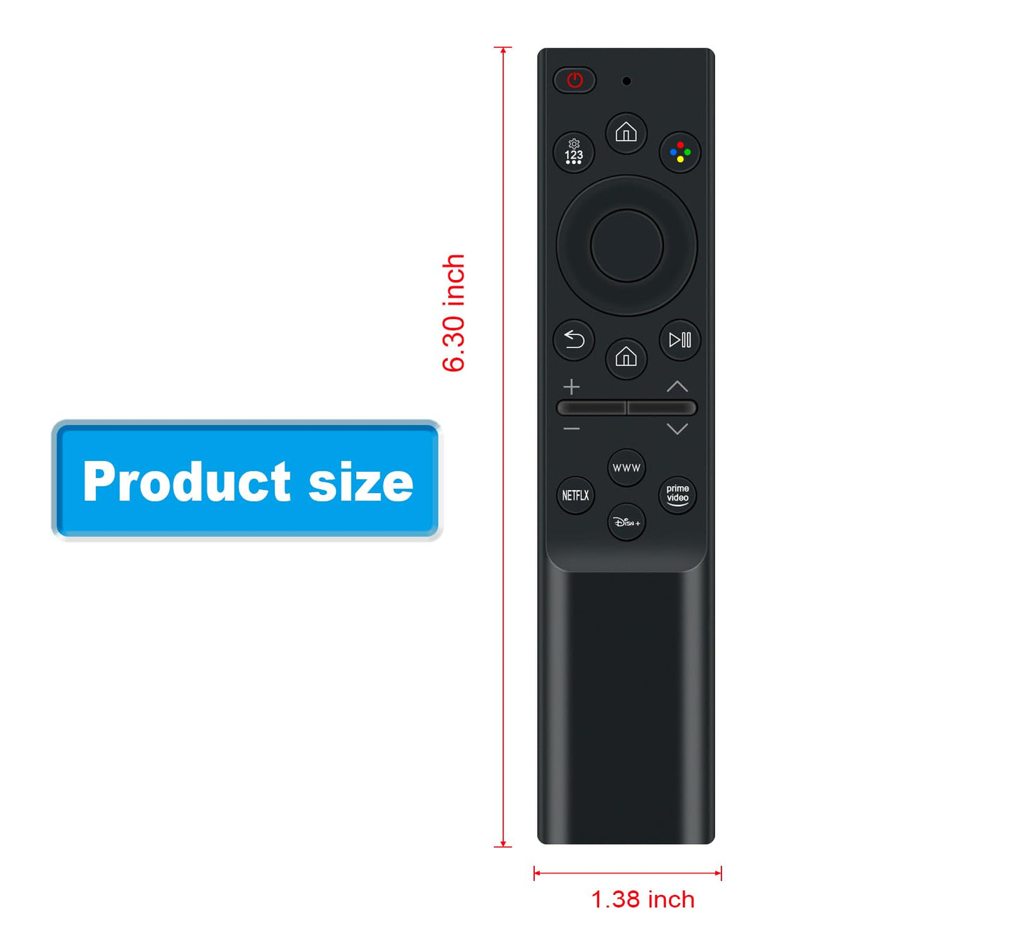 Control Remoto de Repuesto BN59-01388C (Para Samsung Smart TV)
