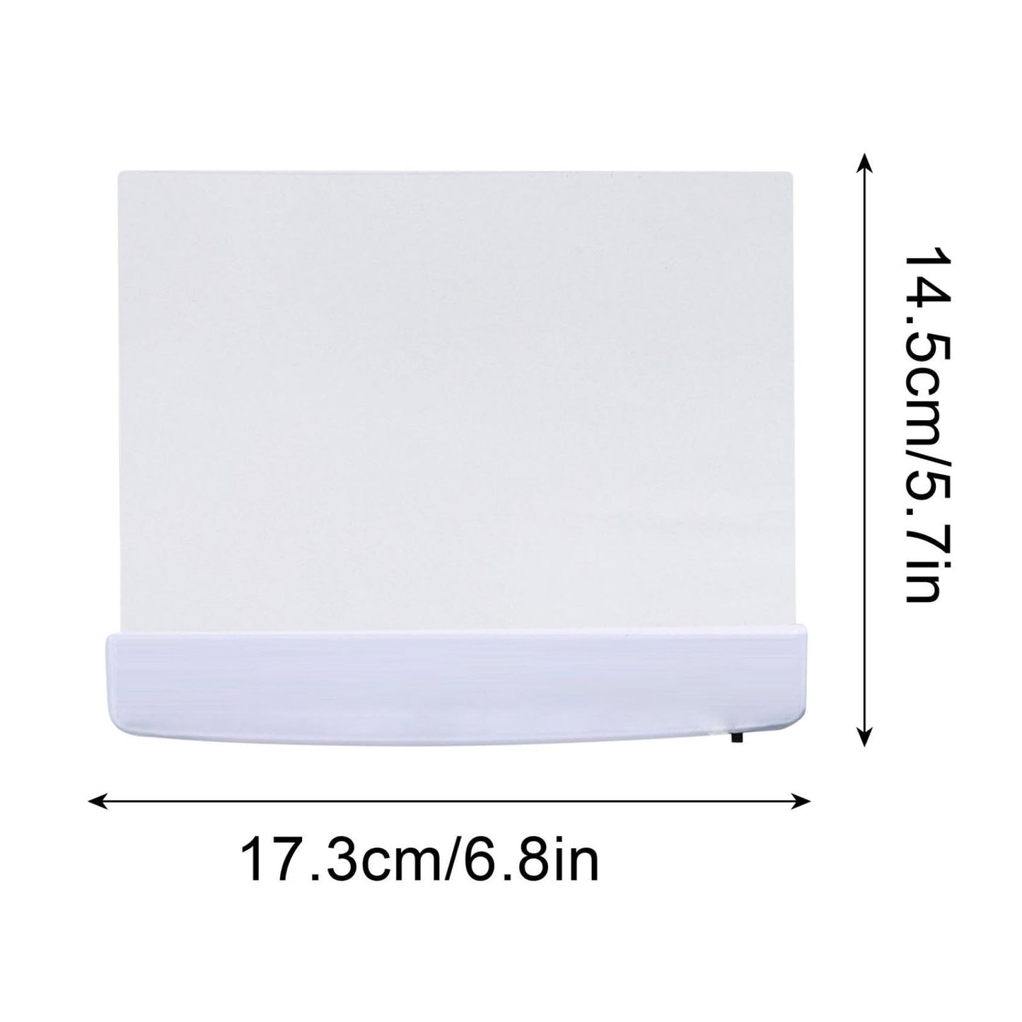Iseuj Home Luz LED Plana para Libros (Blanco)