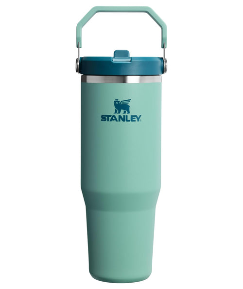 STANLEY Vaso Térmico IceFlow 2.0 con Pajilla Abatible y Asa de 30 oz (Verde Primavera)