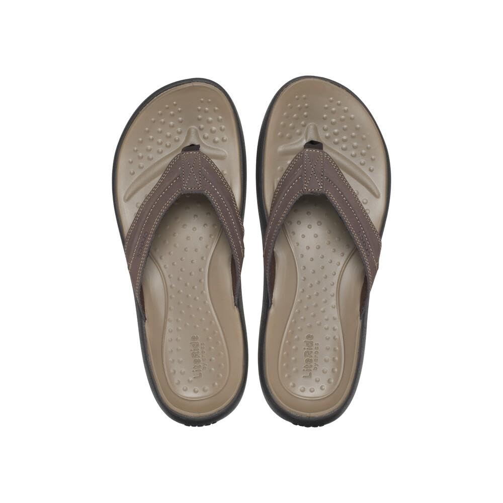 Crocs Men's Yukon Vista II Flip Flops, Men Sandals, Espresso