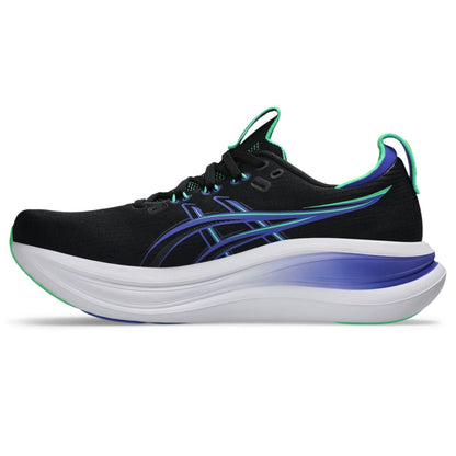 ASICS Men's Gel-Nimbus 28 Running Shoes, Black/Cobalt Burst