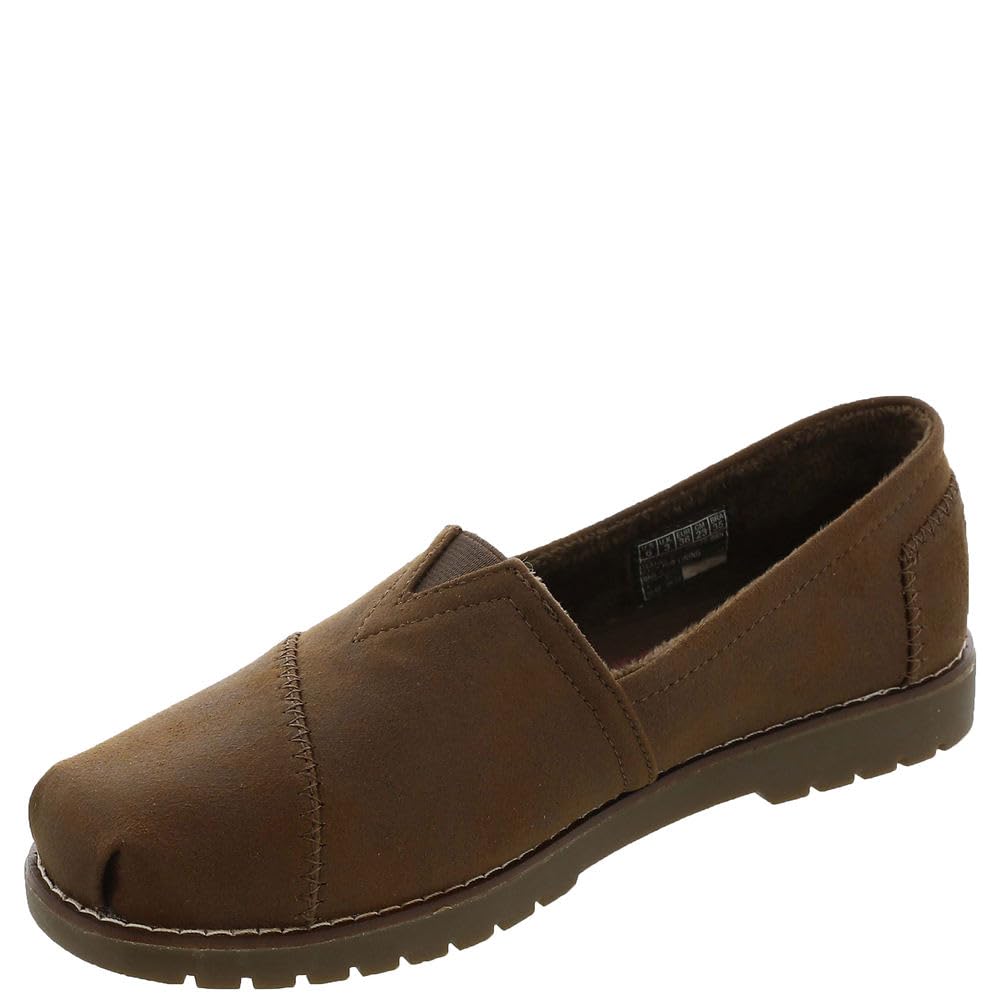 Skechers BOBS Womens Chill Lugs-Urban Spell Loafer, Brown