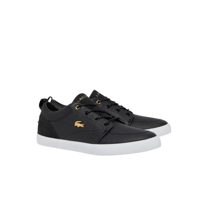 Lacoste Men's Bayliss Sneaker, Black & White