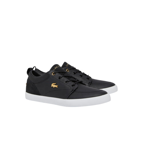 Lacoste Men's Bayliss Sneaker, Black & White