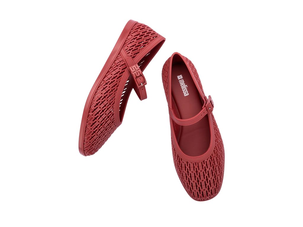 Melissa Harper Ballerina Jelly for Women, Red
