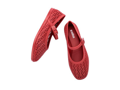 Melissa Harper Ballerina Jelly for Women, Red
