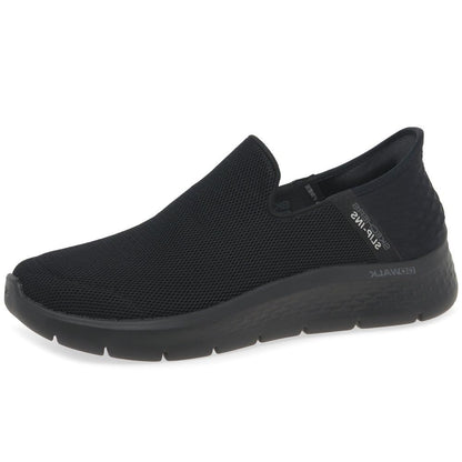 Skechers Men's Go Walk Flex No Hands Hands Free Slip-Ins Sneaker, Black