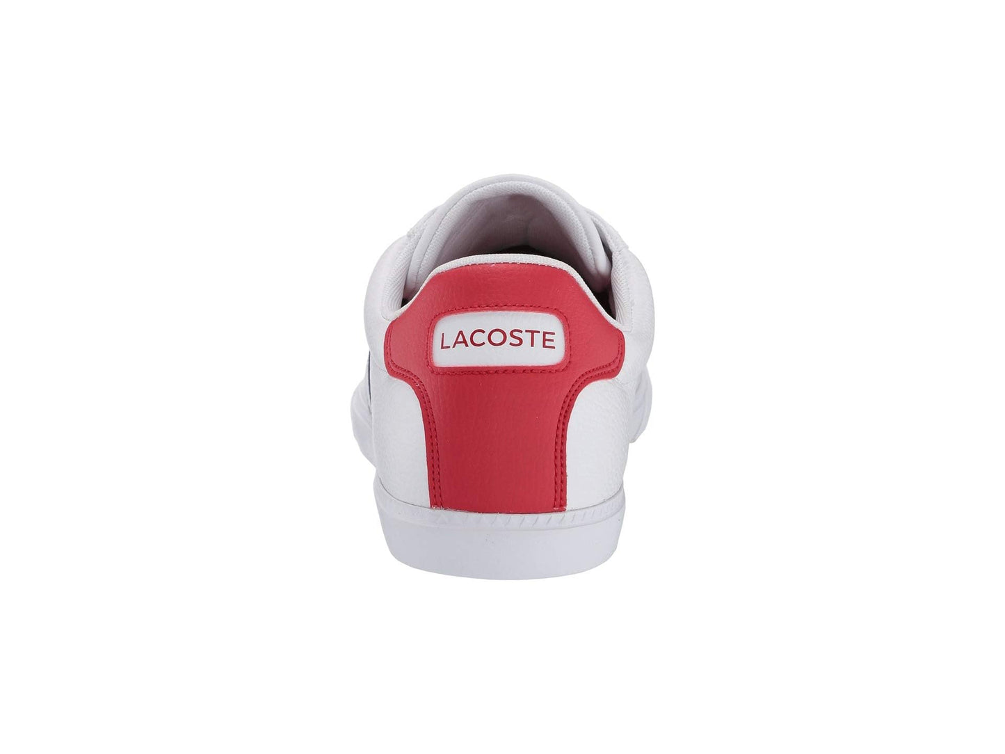 Lacoste Men's Grad Vulc Sneaker, White/Navy/Red