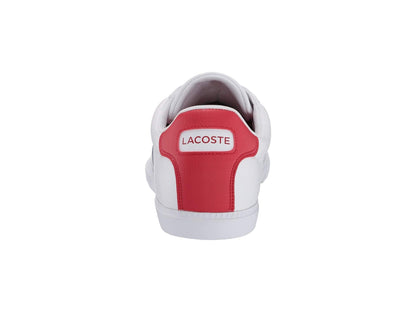 Lacoste Men's Grad Vulc Sneaker, White/Navy/Red