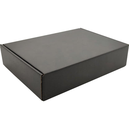 Lmuze Cajas de Envío de Cartón Corrugado Pequeñas (Paquete de 25 / Negro)
