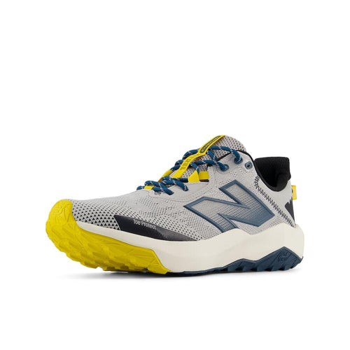 New Balance Men's DynaSoft Nitrel V6 Trail Running Shoe, Raincloud/Deep Sea/Firefly