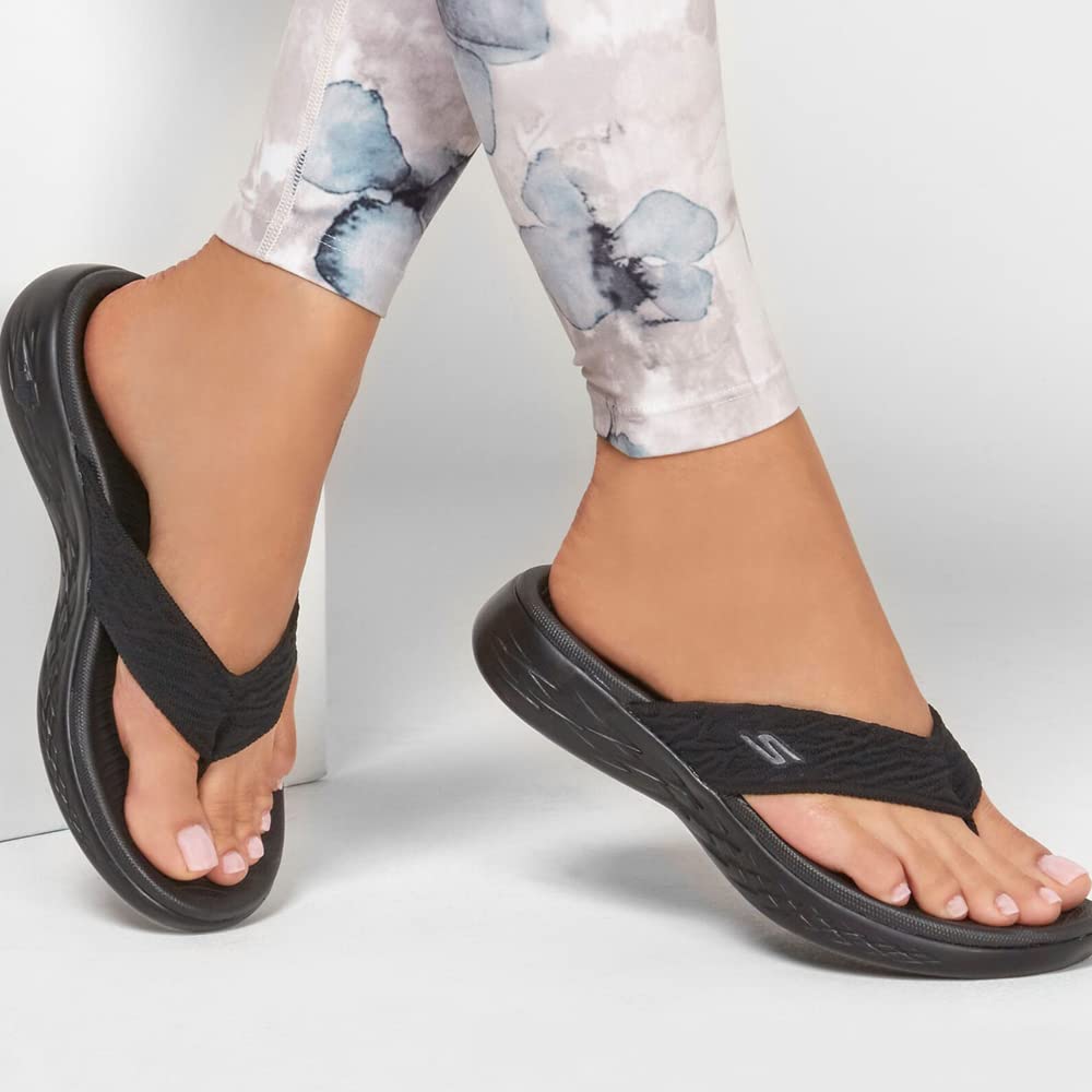 Skechers Women's On-The-Go 600 Sunny, Black/Black