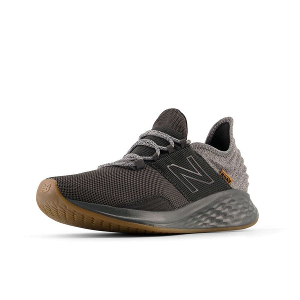 New Balance Men's Fresh Foam Roav V1 Running Shoe, Blacktop/Gum