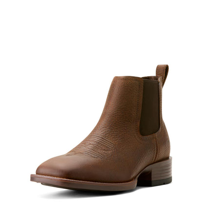 ARIAT Men's Booker Ultra Western Boot, Brown Oiled Rowdy