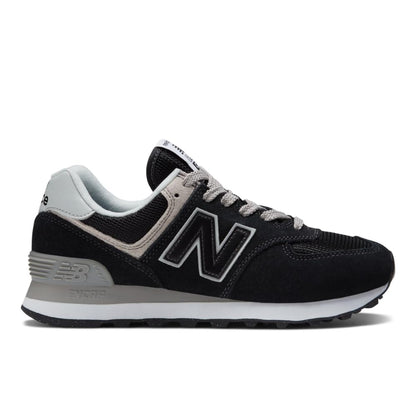 New Balance Women's 574 Core Sneaker, Black/NB White