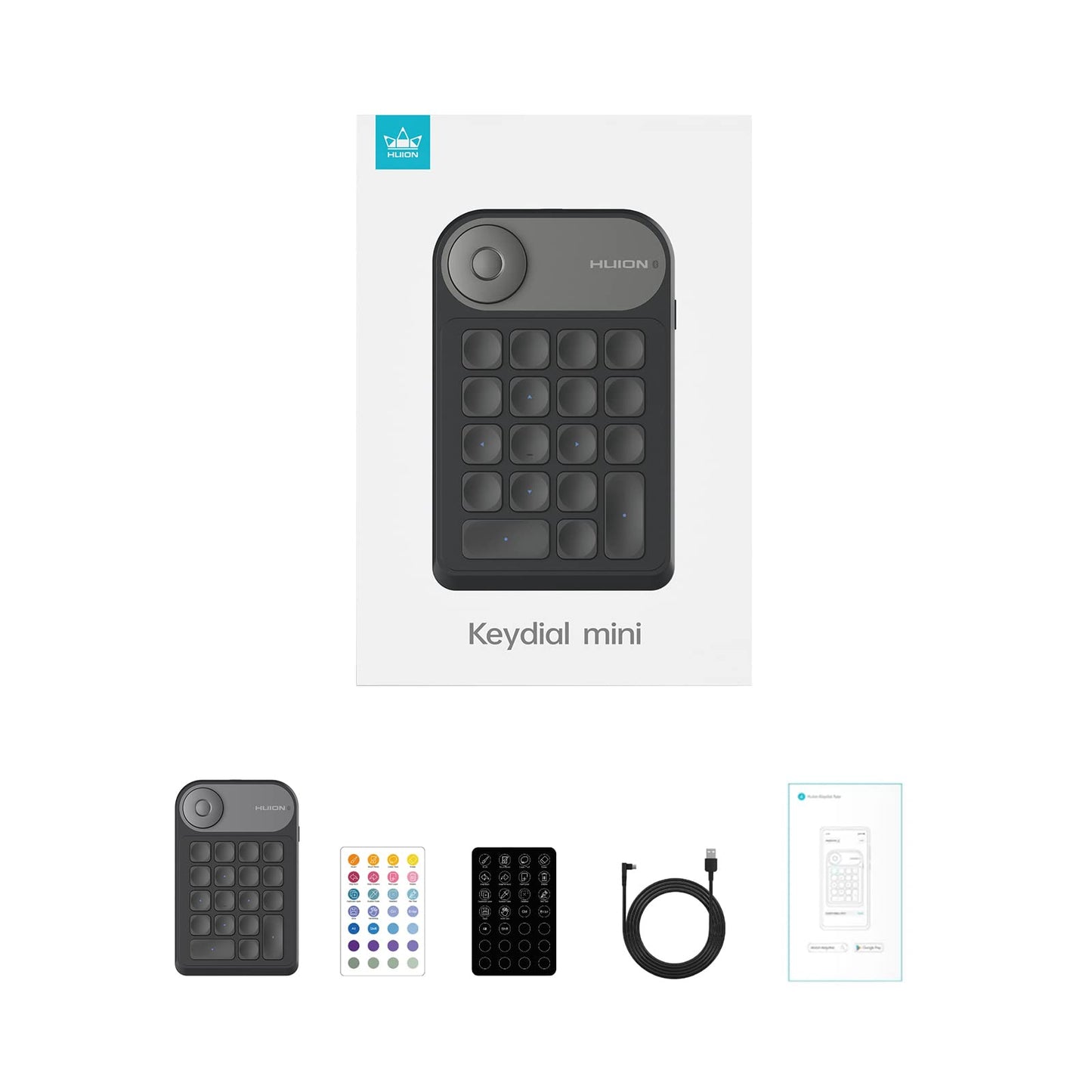 HUION Teclado Programable Keydial Mini Bluetooth (18 Teclas)