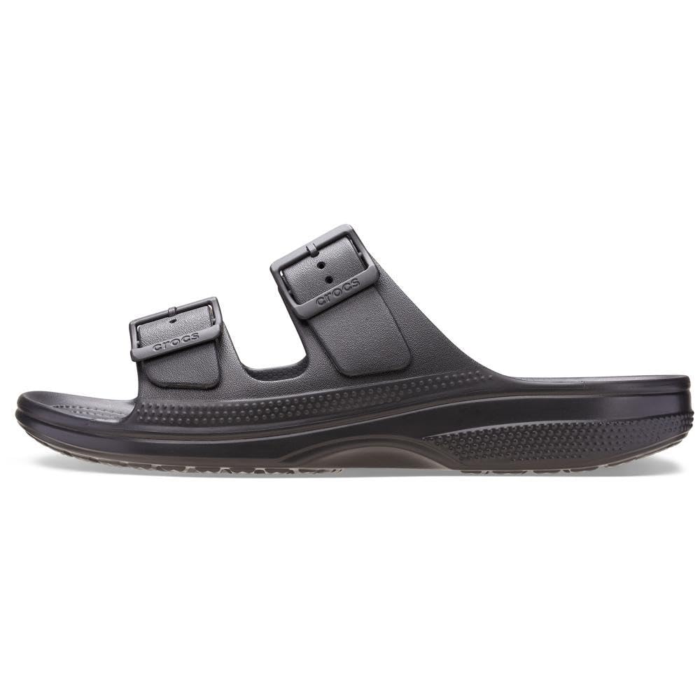 Crocs Mens Classic Saturday Slide, Black