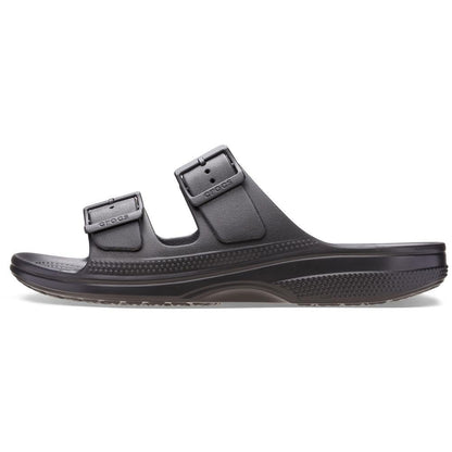 Crocs Mens Classic Saturday Slide, Black