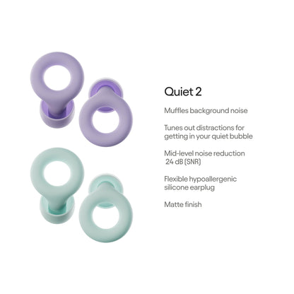 Loop Tapones para los Oídos Quiet (Paquete de 2)