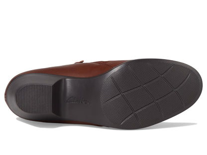 Clarks Collection Women's Emily2 Reyna, Tan Leather