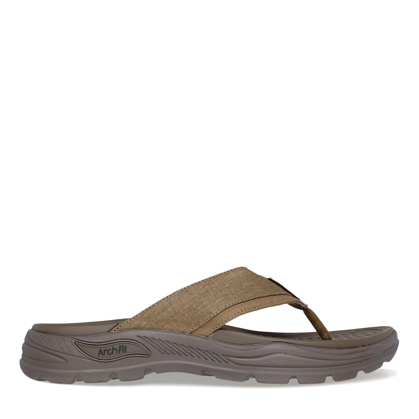 Skechers Men's Arch Fit Motley Sd-Rigel Canvas Thong Sandal, TPE