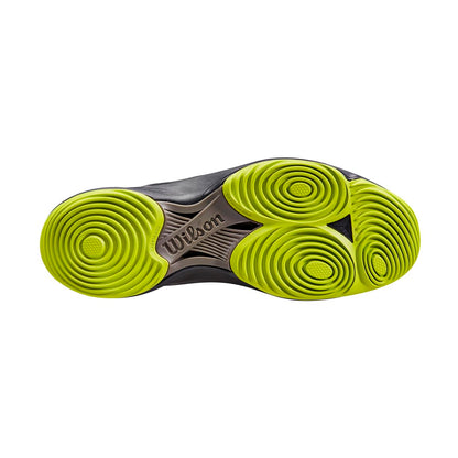 WILSON Hurakn Pro Men's Padel Shoe - Black/Lime Green/Falcon