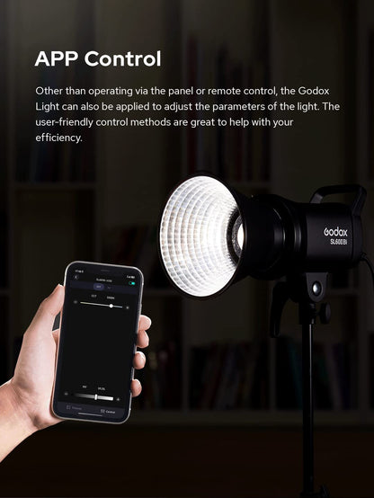 Godox SL60II-D LED Video Light Kit 2Pack Continuous Light Set, Square Grid Softbox,Light Stand, Remote Control & Honeycomb Grid for Studio Video Recording, Filming, Podcast (2PCS)