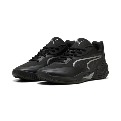 Puma Men's All-Pro Nitro Basketball Shoes, Black-Aged Silver AH25