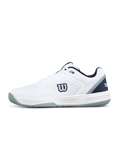 WILSON Men's Courtglide Padel Shoe - White/Navy Blazer/Quarry