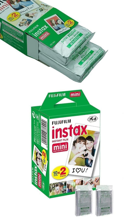 Fujifilm Película Instantánea Instax Mini Paquete Doble (60 Fotos / Formato de Luz Diurna)