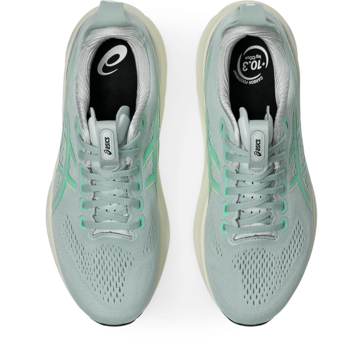 ASICS Men's Gel-Kayano 32 Running Shoes, Cold Moss/Vital Green
