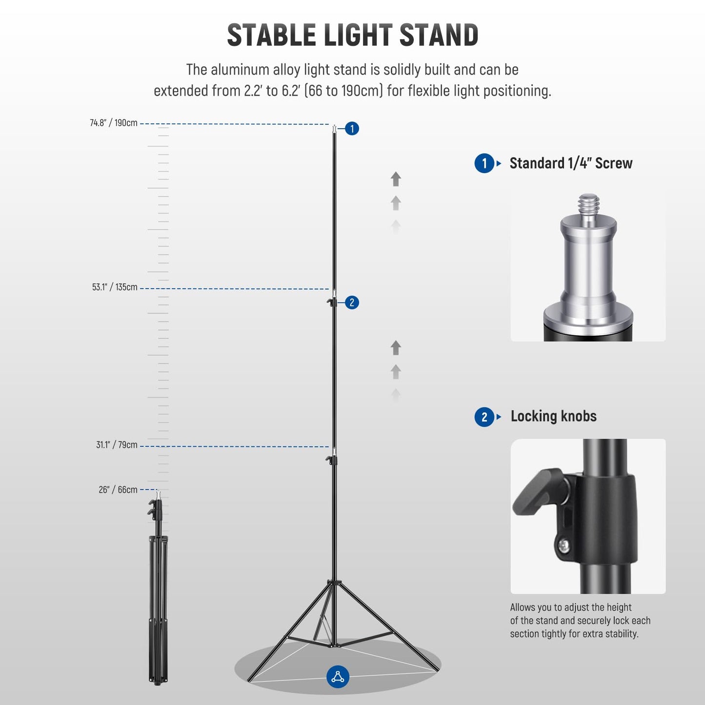 NEEWER Luz LED de Estudio Bicolor NL660 (3200K-5600K)