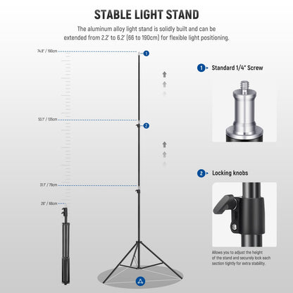 NEEWER Luz LED de Estudio Bicolor NL660 (3200K-5600K)