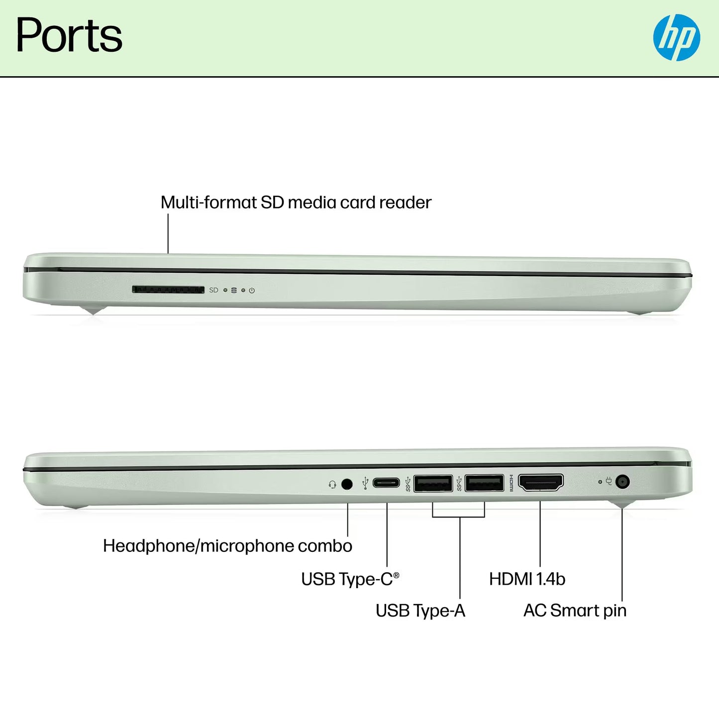 HP Laptop Insignia de 14" 2025 (628GB / Green)