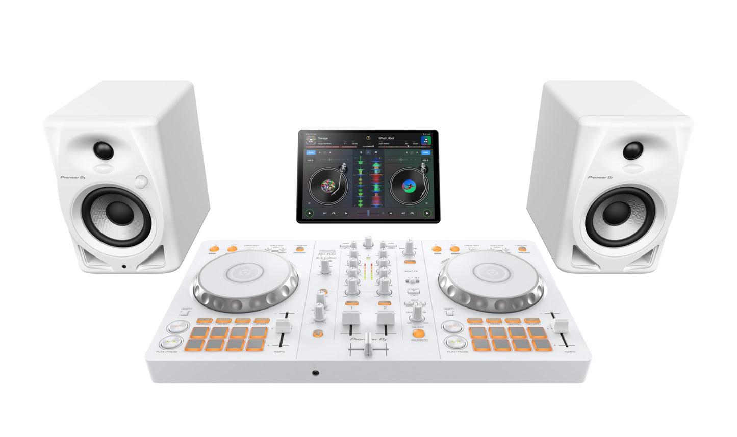 Pioneer DJ Controlador DDJ-FLX4 de 2 Decks (Edición Limitada / Blanco)