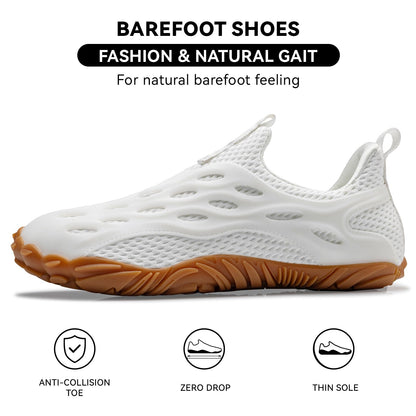 Bare Frog Barefoot Shoes Women Men Fashion Sneakers - Zero Drop Wide Toe Box Shoes Comfortable for Hiking, Walking, Gym, Fitness, Trail Running, Casual Outdoor & Daily Wear - Non-Slip Beach Water Shoe