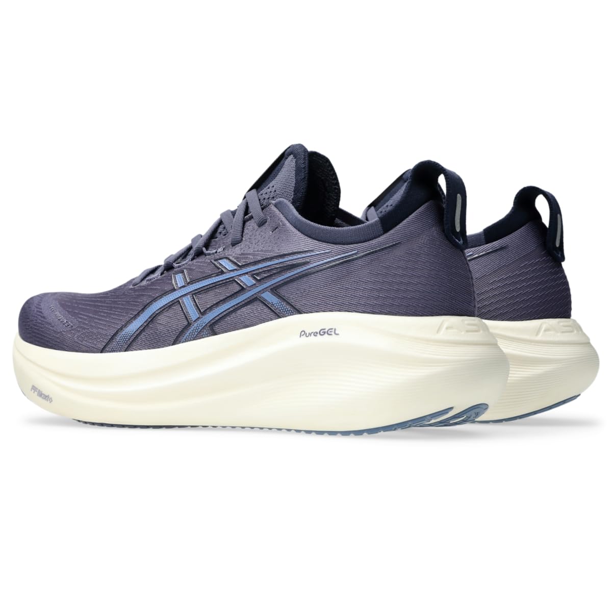ASICS Men's Gel-Nimbus 27 Running Shoe, Indigo Fog/Denim Blue
