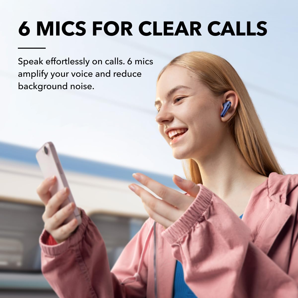 Soundcore by Anker Auriculares Inalámbricos Liberty 4 NC (Batería 50H)