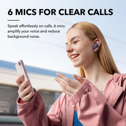 Soundcore by Anker Auriculares Inalámbricos Liberty 4 NC (Batería 50H)