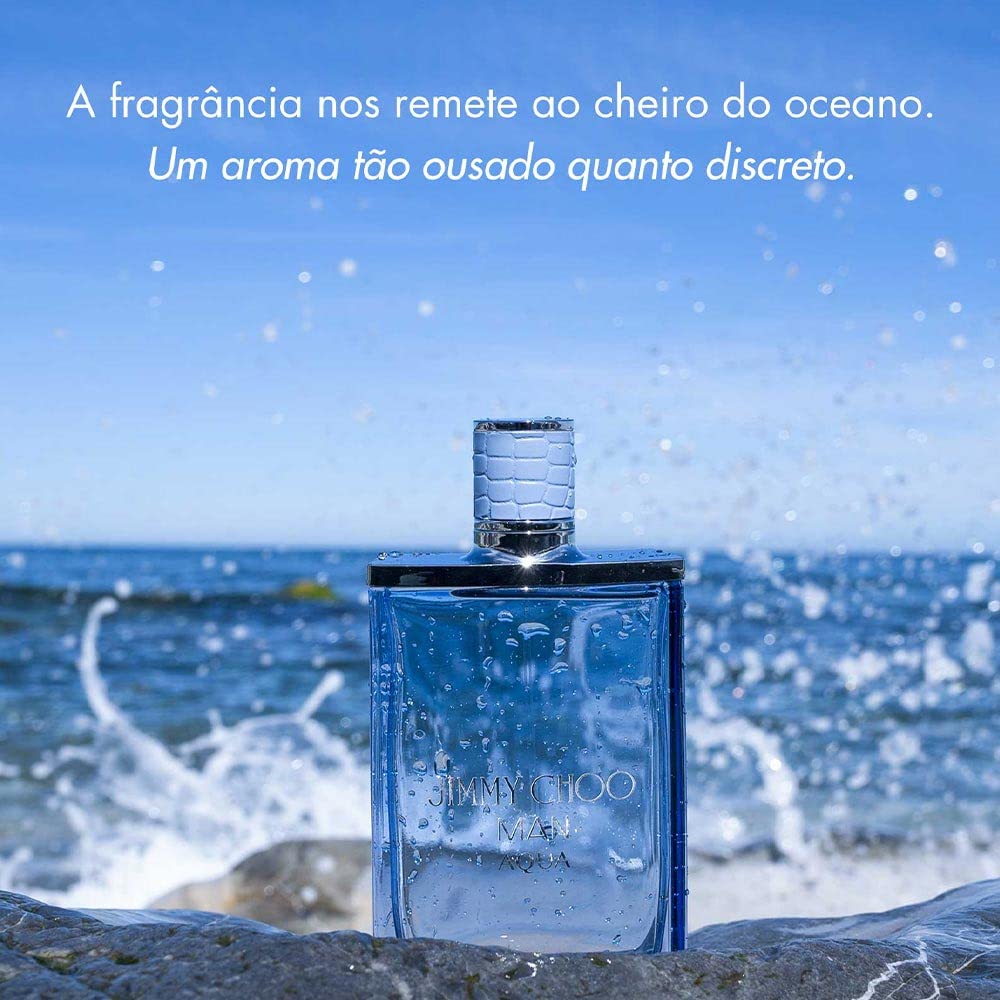 JIMMY CHOO Man Aqua EDT (3.3 Fl Oz)