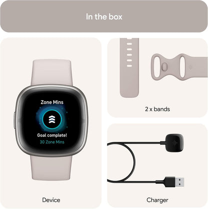 Fitbit Sense 2 Reloj Inteligente Avanzado de Salud y Fitness (Blue Mist/Pale Gold)