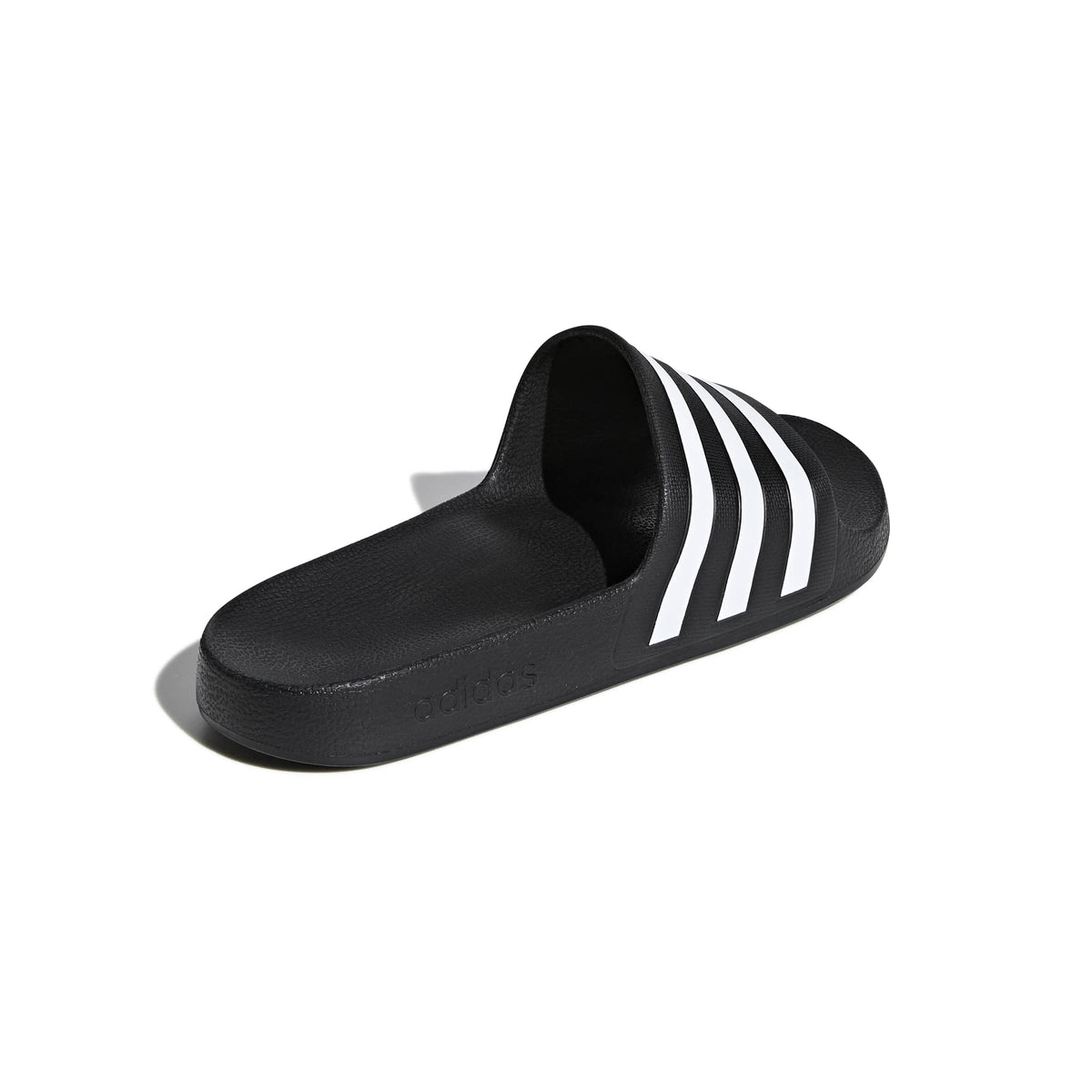 adidas unisex-adult Adilette Aqua Slides Black/White/Black 12