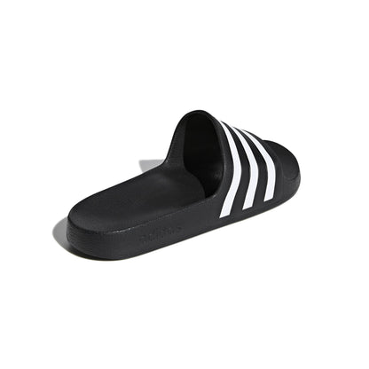 adidas unisex-adult Adilette Aqua Slides Black/White/Black 12